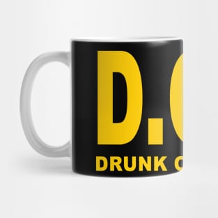 DOA Drunk On Arrival Mug